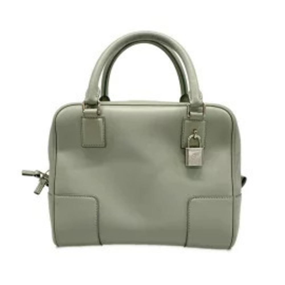 Loewe Amazona Square Handbag Blue Gray